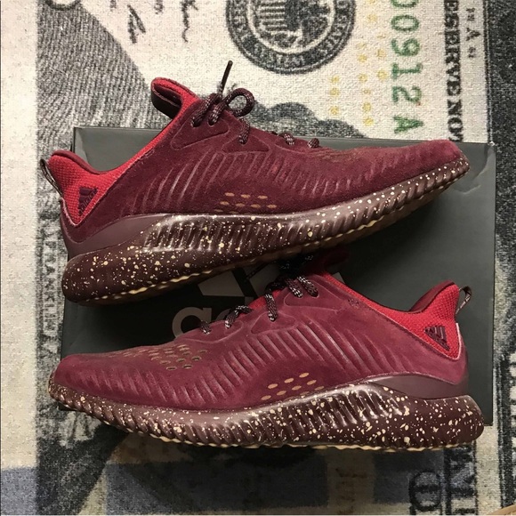 adidas Other - Adidas Alphabounces maroon leather Sz 10 Mens